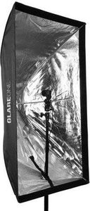 GlareOne Softbox prostokątny Parasolkowy 80x120cm z dyfuzorem do lamp reporterskich 3