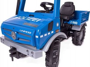 Rolly Toys Ciężarówka Samochód na pedały Unimog Merc-Benz Policja 3