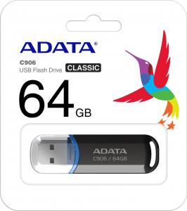 Pendrive ADATA C906, 64 GB  (AC906-64G-RBK) 3