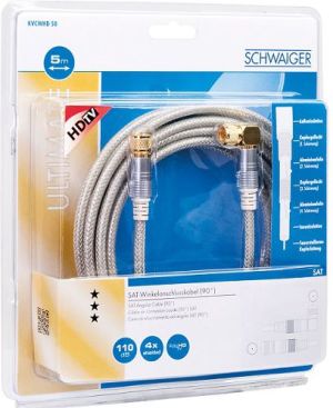 Kabel Schwaiger Antenowe 5m przezroczysty (KVCWHD50532) 1