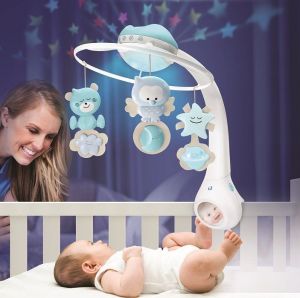 Bkids Projektor muzyczna karuzelka 3w1 niebieska (1164896) 3