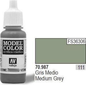 Vallejo Farba Nr111 Medium Grey 17ml - 70987 1