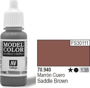 Vallejo Farba Nr138 Saddle Brown 17ml - 70940 1
