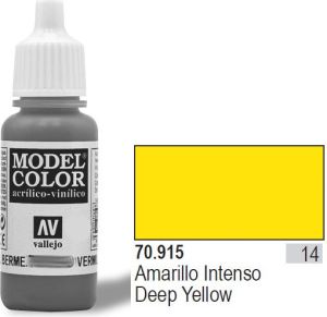 Vallejo Farba Nr14 Deep Yellow Matt 17ml - 70915 1
