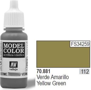 Vallejo Farba Nr112 Yellow Green 17ml - 70881 1