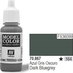 Vallejo Farba Nr164 Dark Blue Grey 17ml - 70867 1
