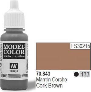 Vallejo Farba Nr133 Cork Brown 17ml - 70843 1