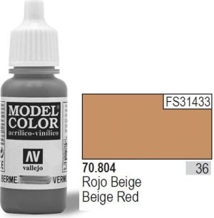 Vallejo Farba Nr36 Red Beige Matt 17ml - 70804 1
