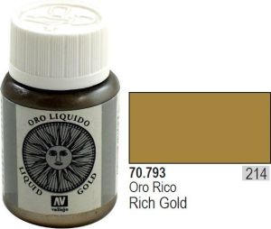 Vallejo Farba Nr214 Rich Gold 35ml - 70793 1