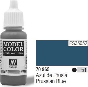 Vallejo Farba Nr51 Prussian Blue 17ml - 70965 1