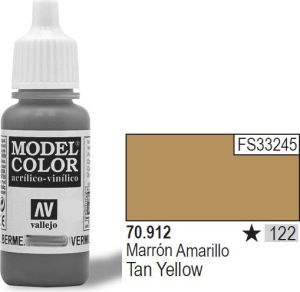 Vallejo Farba Nr122 Tan Yellow Matt 17ml - 70912 1