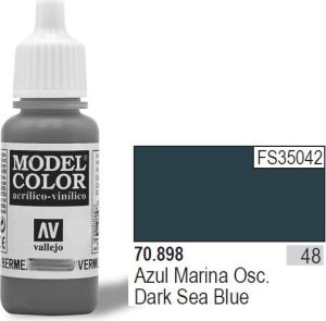 Vallejo Farba Nr48 Dark Sea Blue 17ml - 70898 1