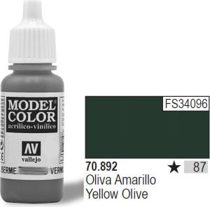 Vallejo Farba Nr87 Yellow Olive 17ml - 70892 1