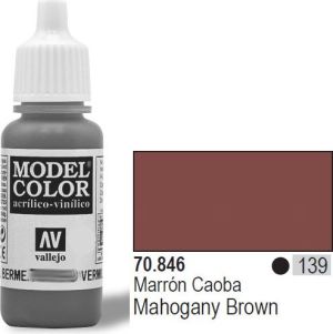 Vallejo Farba Nr139 Mahogany Brown 17ml - 70846 1