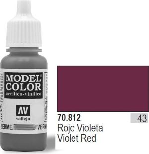 Vallejo Farba Nr43 Violet Red Matt 17ml - 70812 1