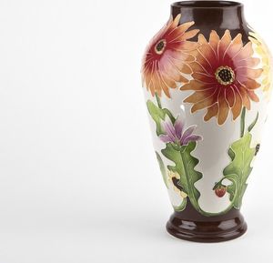 Witek Home Wazon ceramiczny 35cm Kwiaty 1