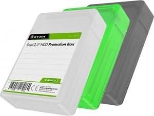 Icy Box Zestaw trzech pudełek na dyski twarde 2.5" (IB-AC6025) 1