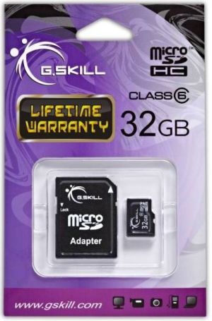 Karta G.Skill MicroSDHC 32 GB Class 6  (FF-TSDG32GA-C6) 1