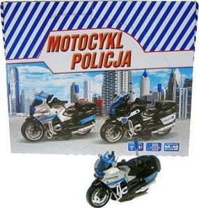 Hipo Motocykl Policja 13cm z napędem, światło, dźwięk (HKG104) 1