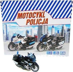 Hipo Motocykl Policja 13cm z napędem, światło, dźwięk (HKG103) 1