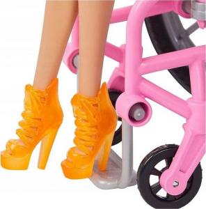 Lalka Barbie Mattel Fashionistas Modne przyjaciółki - Lalka na wózku inwalidzkim (GRB93) 4
