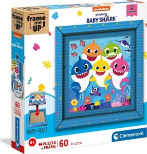 Clementoni Puzzle 60el Frame me up Baby Shark (38807) 1