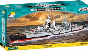 Cobi WWII PRINZ EUGEN Ciężki krążownik niemiecki 1790 klocków 1:300 (4823) 1
