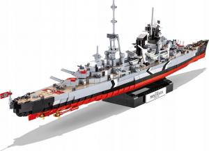 Cobi WWII PRINZ EUGEN Ciężki krążownik niemiecki 1790 klocków 1:300 (4823) 3