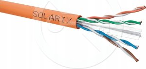 Solarix SXKD-6-UTP-LSOHFR-B2ca CAT6 UTP LSOH LSOHFR B2ca s1a d1 a1 500m reel orange 1