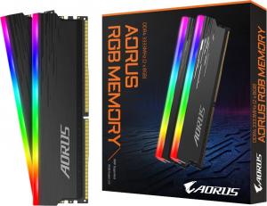 Pamięć Gigabyte AORUS RGB, DDR4, 16 GB, 3333MHz, CL18 (GP-ARS16G33) 2