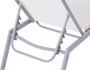 Beliani Leżak ogrodowy biały NOLI (221648) 3