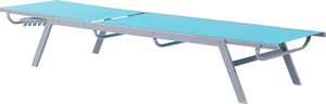 Beliani Leżak ogrodowy niebieski NOLI (221656) 2