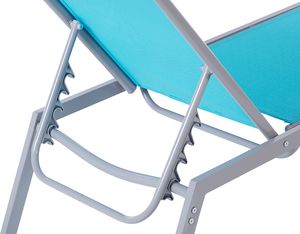 Beliani Leżak ogrodowy niebieski NOLI (221656) 3