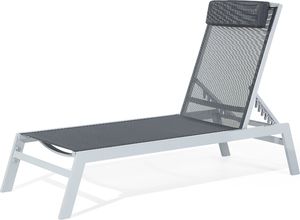 Beliani Leżak ogrodowy czarny CATANIA II 3