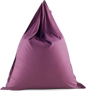 Beliani Pufa worek 140 x 180 cm purpurowy 7