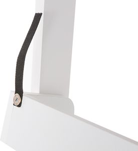 Beliani Regał drabina 5 półek biały MOBILE DUO 3