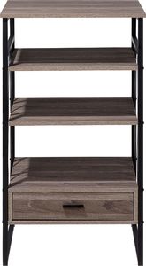 Beliani Regał 4 półki brązowoszary KEENE 3