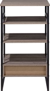 Beliani Regał 4 półki brązowoszary KEENE 5