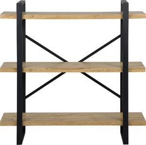 Beliani Regał 3 półki jasne drewno TIMBER 2