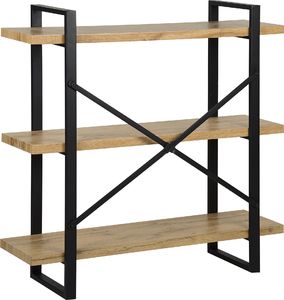 Beliani Regał 3 półki jasne drewno TIMBER 3