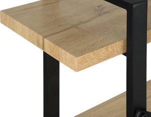 Beliani Regał 3 półki jasne drewno TIMBER 4