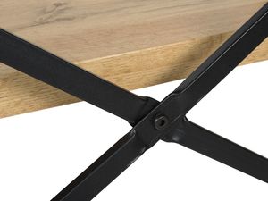 Beliani Regał 3 półki jasne drewno TIMBER 5
