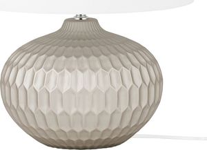 Lampa stołowa Beliani Lampka nocna ceramiczna złota PIRITA 6