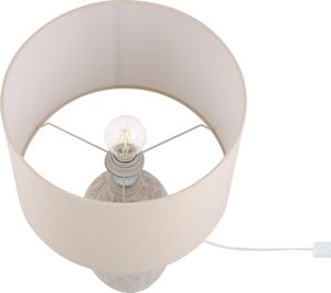 Lampa stołowa Beliani Lampa stołowa ceramiczna beżowa SALZA 2