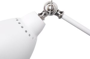 Kinkiet Beliani Zestaw 2 lamp ściennych metalowych biały MISSISSIPPI 4
