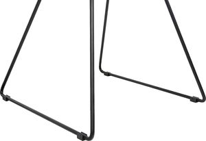 Beliani Zestaw 2 krzeseł do jadalni czarny AURORA 3