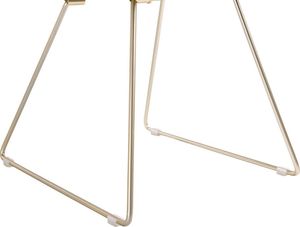 Beliani Zestaw 2 krzeseł do jadalni złoty AURORA 6