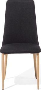 Beliani Zestaw 2 krzeseł do jadalni czarny CLAYTON 2