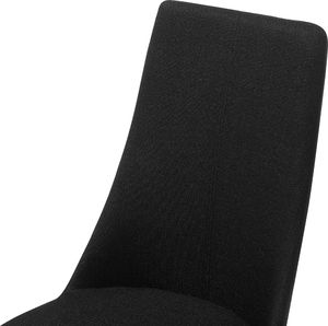 Beliani Zestaw 2 krzeseł do jadalni czarny CLAYTON 6