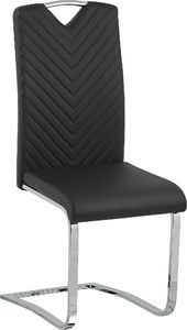 Beliani Zestaw 2 krzeseł do jadalni czarny PICKNES 3